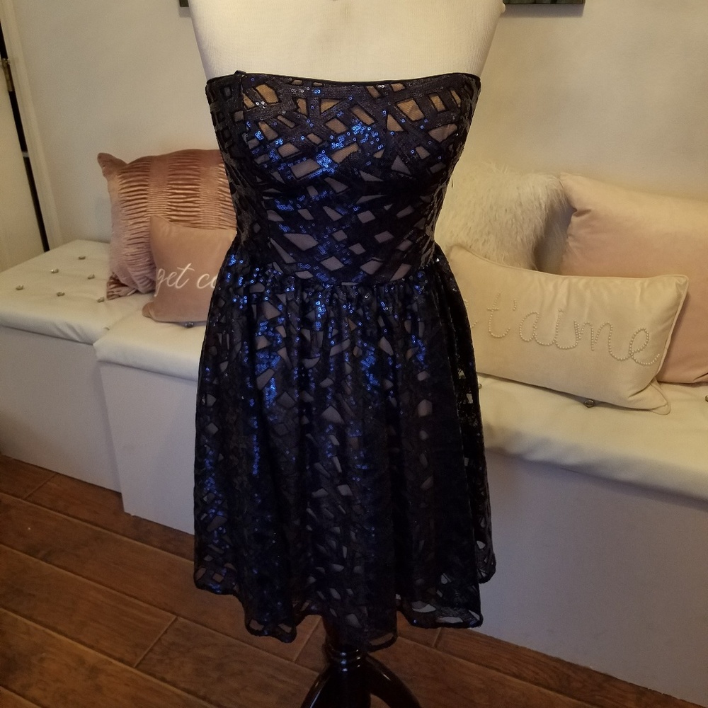 NEW Aidan Sequin Dress Prom Formal Semi Formal